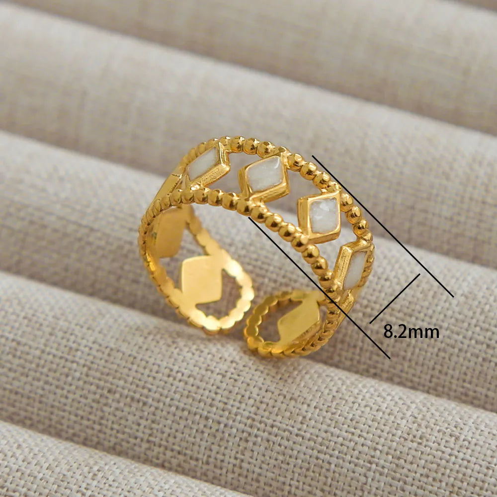 Anillo chapado 66