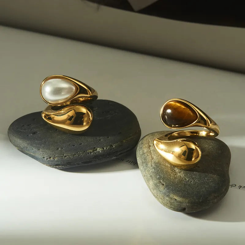 Anillo de oro Tigereye B865