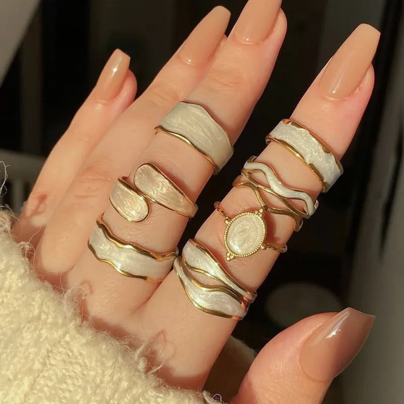 Anillo chapado 66
