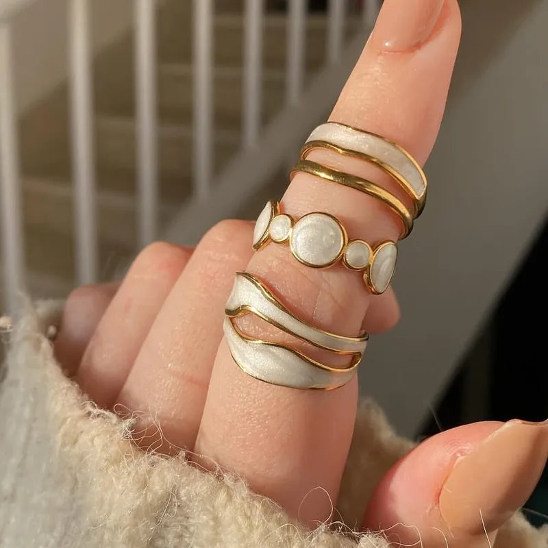 Anillo chapado 66