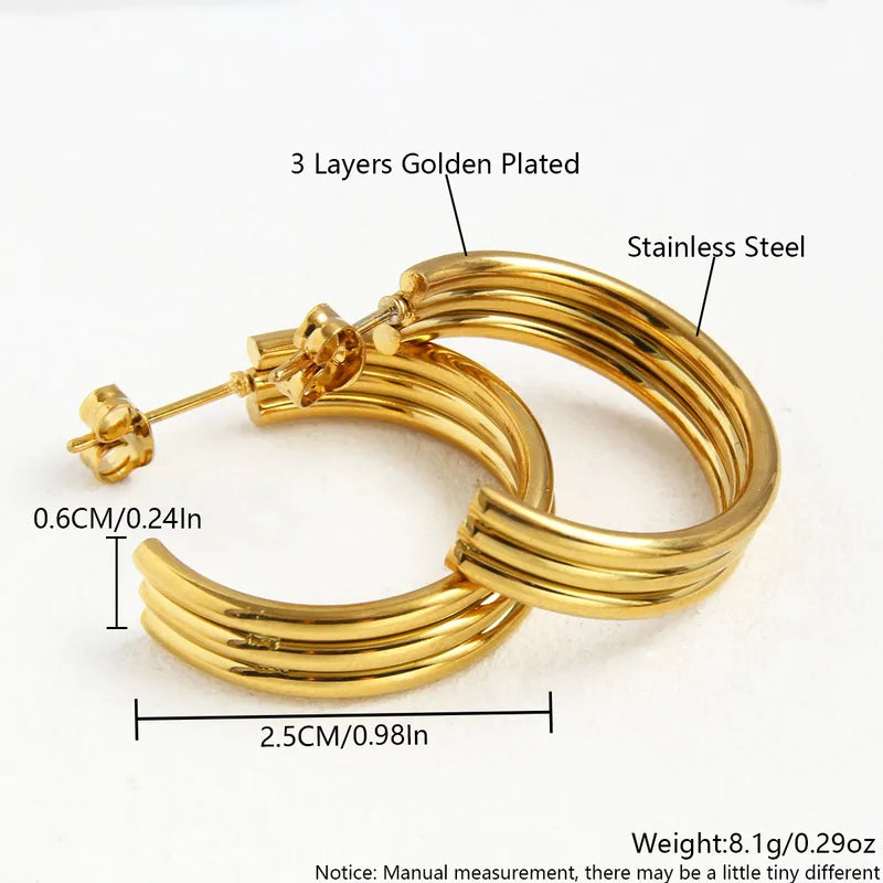 Pendientes playa geométrico EH05-10