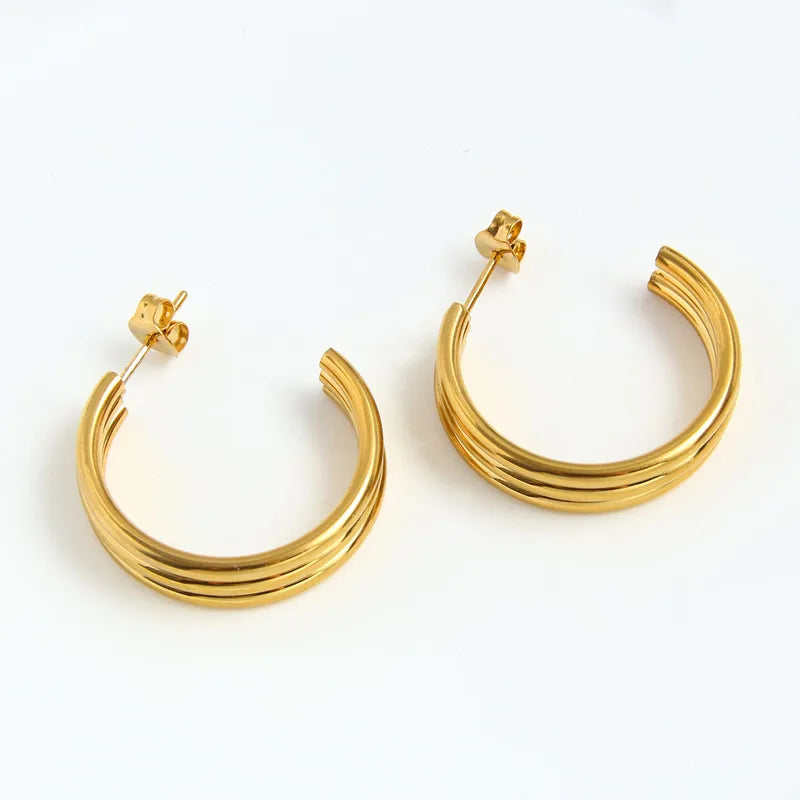 Pendientes playa geométrico EH05-10