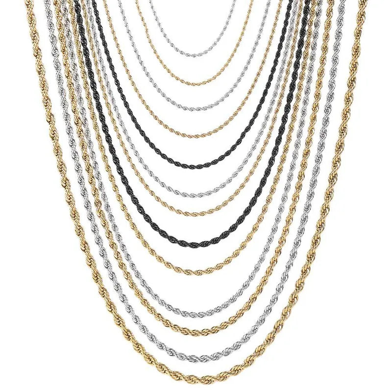 Collar geométrico oro 3mm