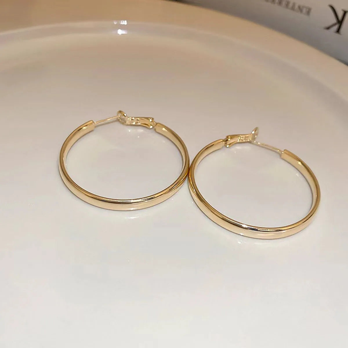 Aretes oro 30mm