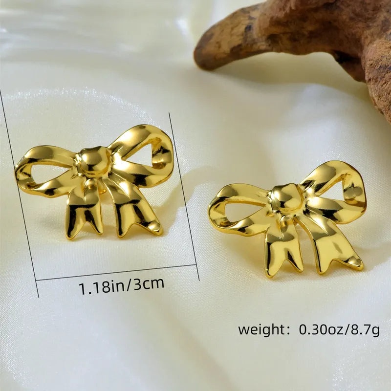 Pendiente melocotón corazón gota de agua