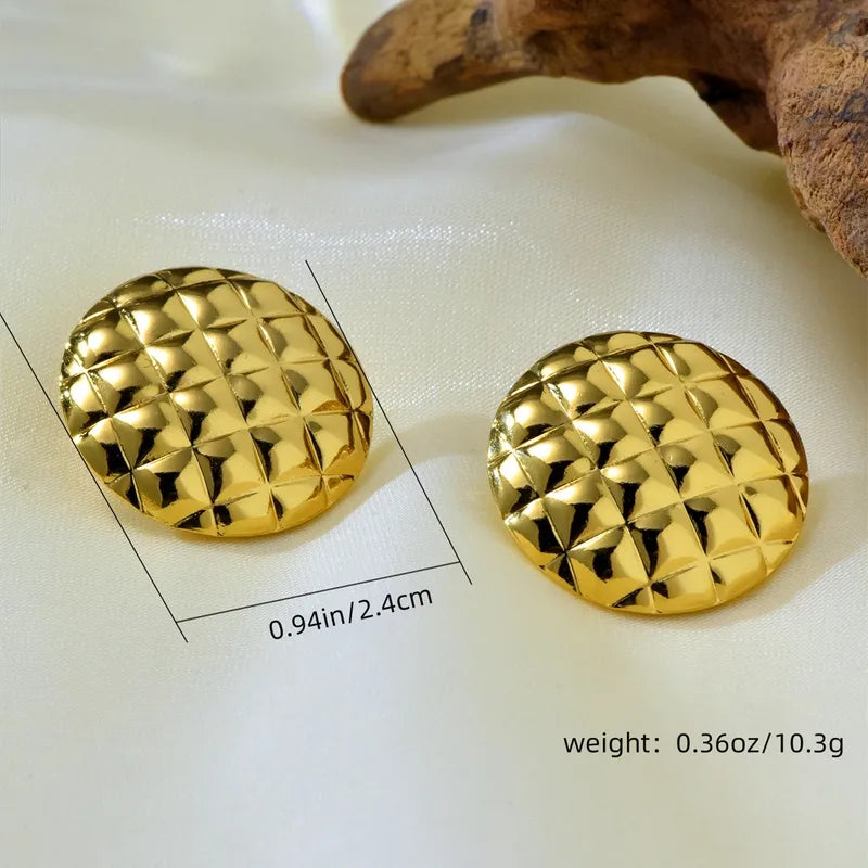 Pendiente melocotón corazón gota de agua