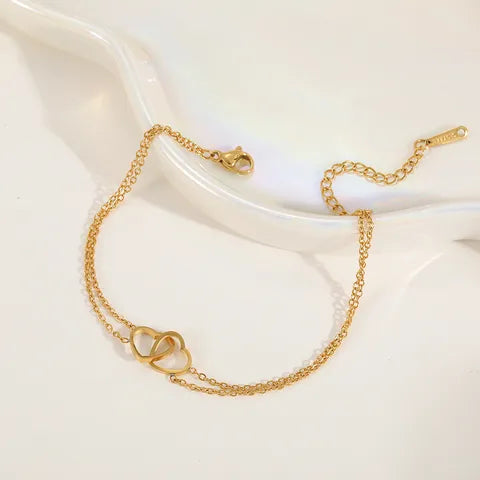 Collar simple oro doble