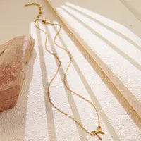 Collar cadena regular dorado