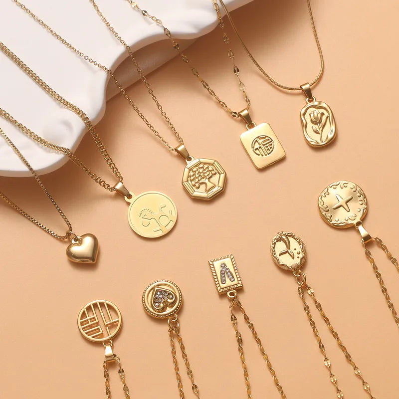 Collar colgante oro XL9-03