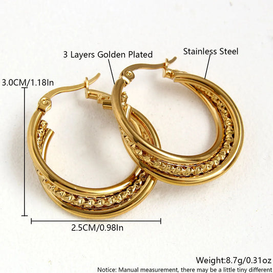 Pendientes playa geométrico EH05-10